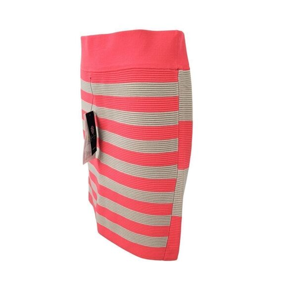 Brand New Jessica Simpson Pink & Grey Skirt Size: M - Picture 3 of 12